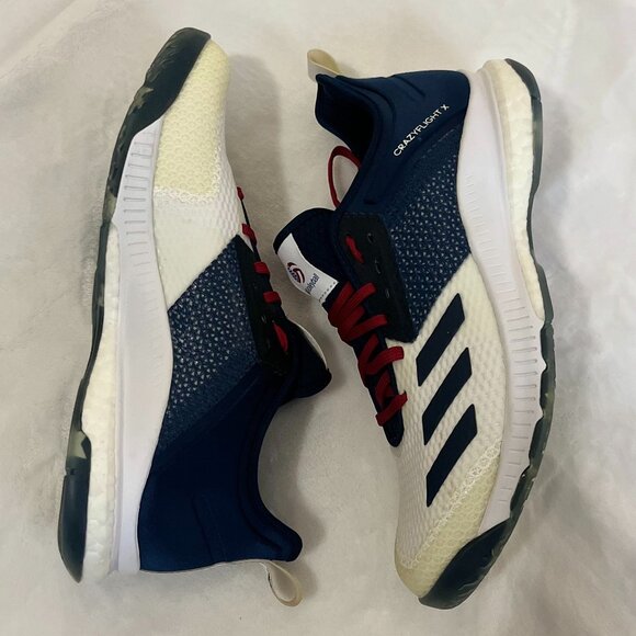 Adidas Crazy Flight X USA Olympic Volleyball Shoes Women's Size 9 Never Worn - Picture 3 of 6